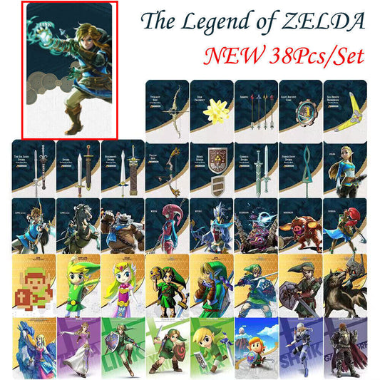 38 PCS NFC Mini Cards for Zelda Tears of The Kingdom compatible with Switch/Switch OLED/Switch LITE