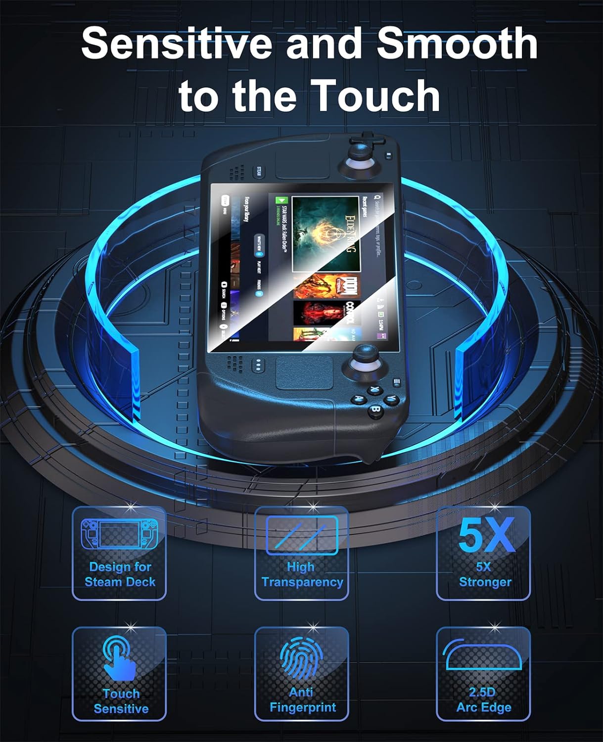 steam deck oled screen protector