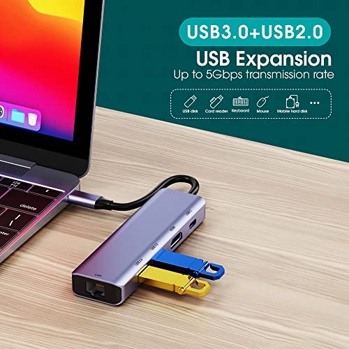 HUB USB-C 7-IN-1 SATELLITE A-HUBC53 USB-C/3 USB-A/HDMI/ETHERNET/SD/MICRO SD  – LlevaUno